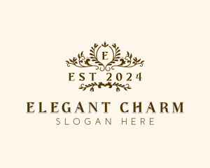 Elegant Garden Wedding logo design