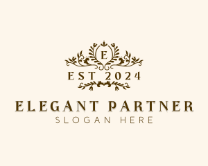 Elegant Garden Wedding logo design