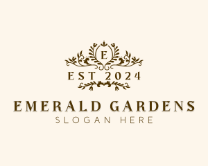 Elegant Garden Wedding logo design