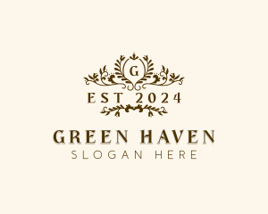 Elegant Garden Wedding logo design