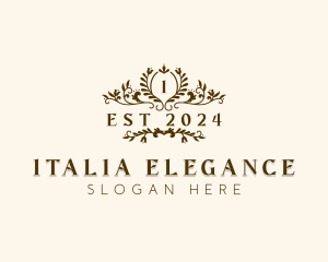 Elegant Garden Wedding logo design