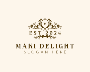 Elegant Garden Wedding logo design