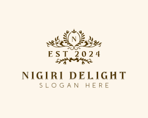 Elegant Garden Wedding logo design