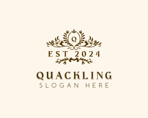 Elegant Garden Wedding logo design