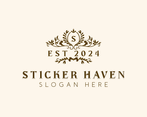 Elegant Garden Wedding logo design