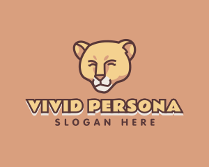 Character - Wild Cougar Character logo design