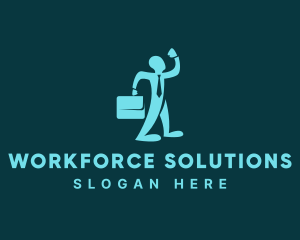 Employee - Office Employee Man logo design