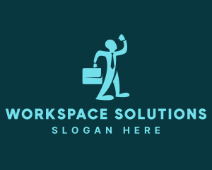 Office - Office Employee Man logo design