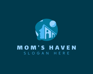 Woman House Architecture logo design