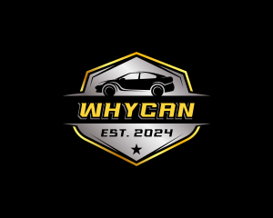 Racing Car Garage Logo