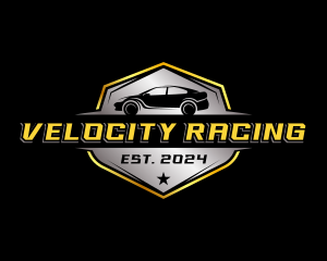 Racing Car Garage logo design