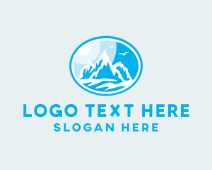 Tourist - Mountain Peak Hiking logo design