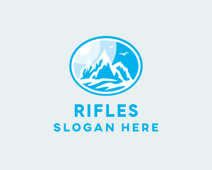 Mountain Peak Hiking Logo