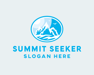 Mountaineer - Mountain Peak Hiking logo design