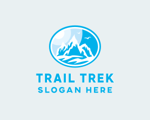 Hiking - Mountain Peak Hiking logo design