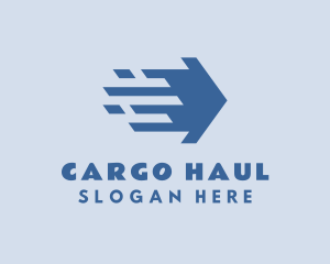 Blue Arrow Shipping logo design