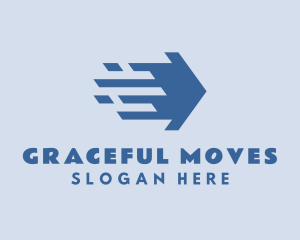 Blue Arrow Shipping logo design