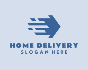 Blue Arrow Shipping logo design