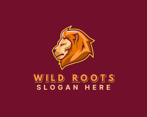 Lion Wild Animal logo design