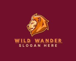 Lion Wild Animal logo design