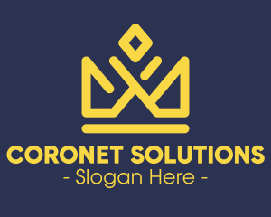 Coronet - Royal Crown Jewel logo design