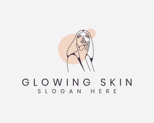 Skincare - Woman Face Skincare logo design