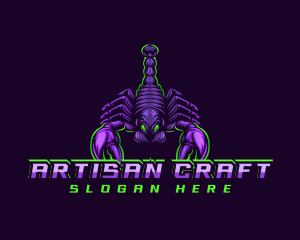 Scorpion Toxic Gaming logo design