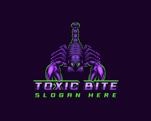 Scorpion Toxic Gaming logo design