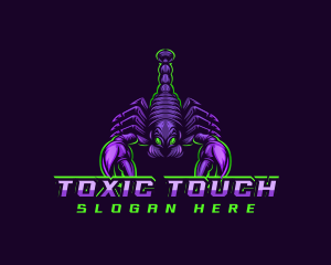 Scorpion Toxic Gaming logo design