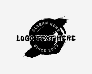 Rapper - Graffiti Ink Streetwear Wordmark logo design