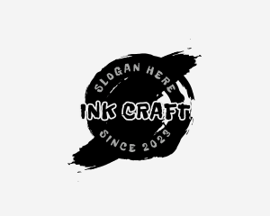 Graffiti Ink Streetwear Wordmark logo design