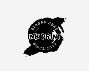 Graffiti Ink Streetwear Wordmark logo design