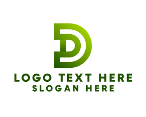 E Commerce - Modern Tech Letter D logo design