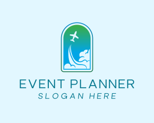 Airplane Travel Flight Logo