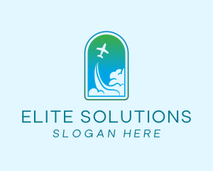 Vacation - Airplane Travel Flight logo design