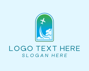 Airplane Travel Flight Logo