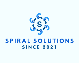 Spiral - Spiral Water Droplet logo design