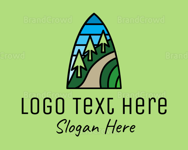 Mountain Path Mosaic Logo