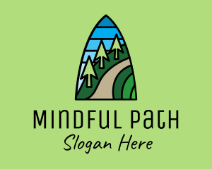 Mountain Path Mosaic  logo design