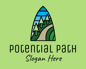 Mountain Path Mosaic  logo design