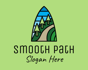 Paving - Mountain Path Mosaic logo design