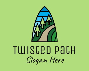 Mountain Path Mosaic  logo design