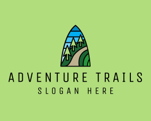 Mountain Path Mosaic  logo design