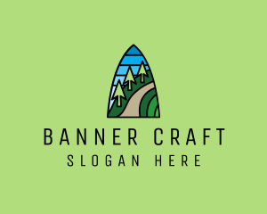 Mountain Path Mosaic  logo design