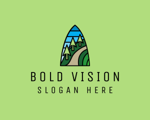 Mountain Path Mosaic  logo design