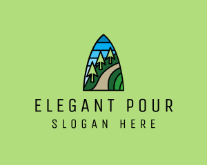 Mountain Path Mosaic  logo design