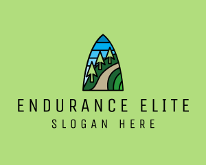 Mountain Path Mosaic  logo design