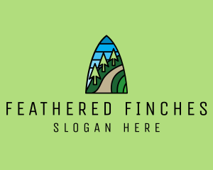 Mountain Path Mosaic  logo design