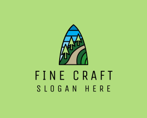 Mountain Path Mosaic  logo design