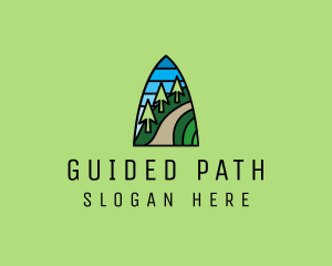 Mountain Path Mosaic  logo design